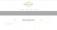 Desktop Screenshot of domgaja.pl