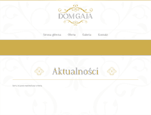 Tablet Screenshot of domgaja.pl